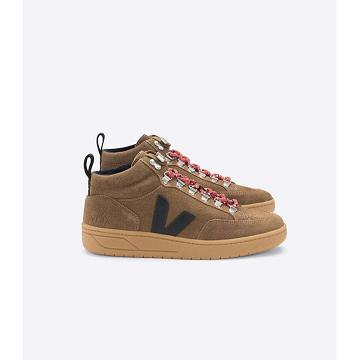 Men's Veja RORAIMA SUEDE High Tops Coffee | SG 109ILH